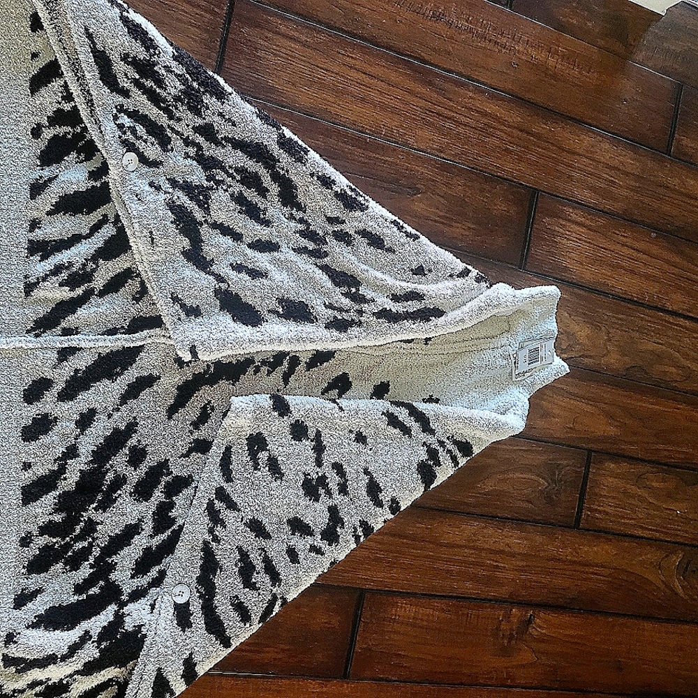 Barefoot Dreams Cheetah Print Poncho